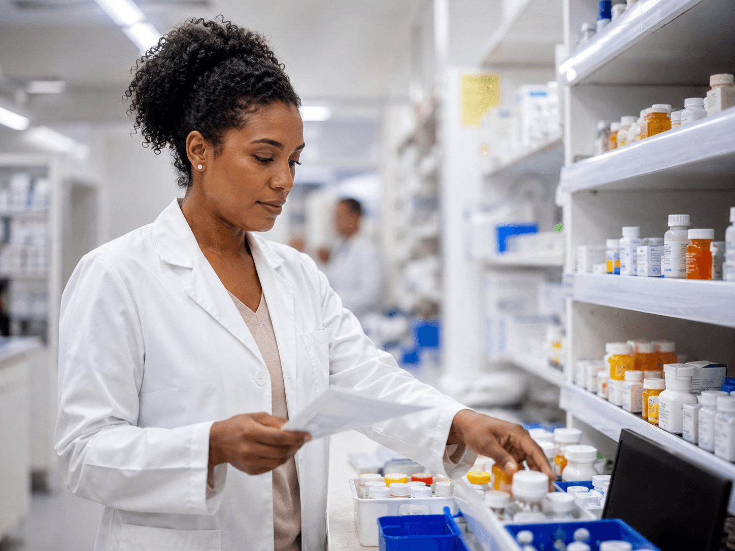 Licensed healthcare professional in a UAE facility