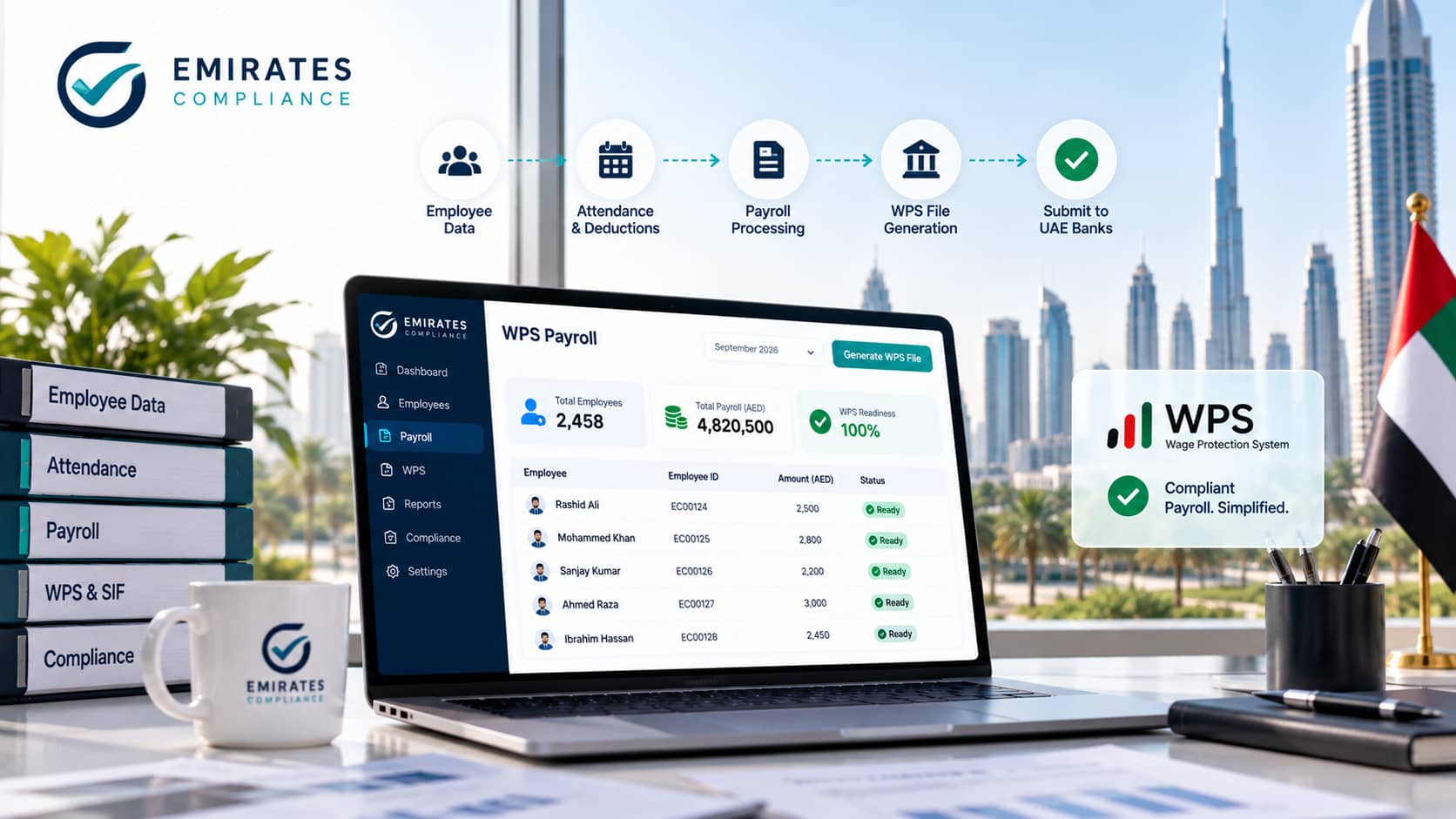 How Emirates Compliance Simplifies WPS Payroll Processing
