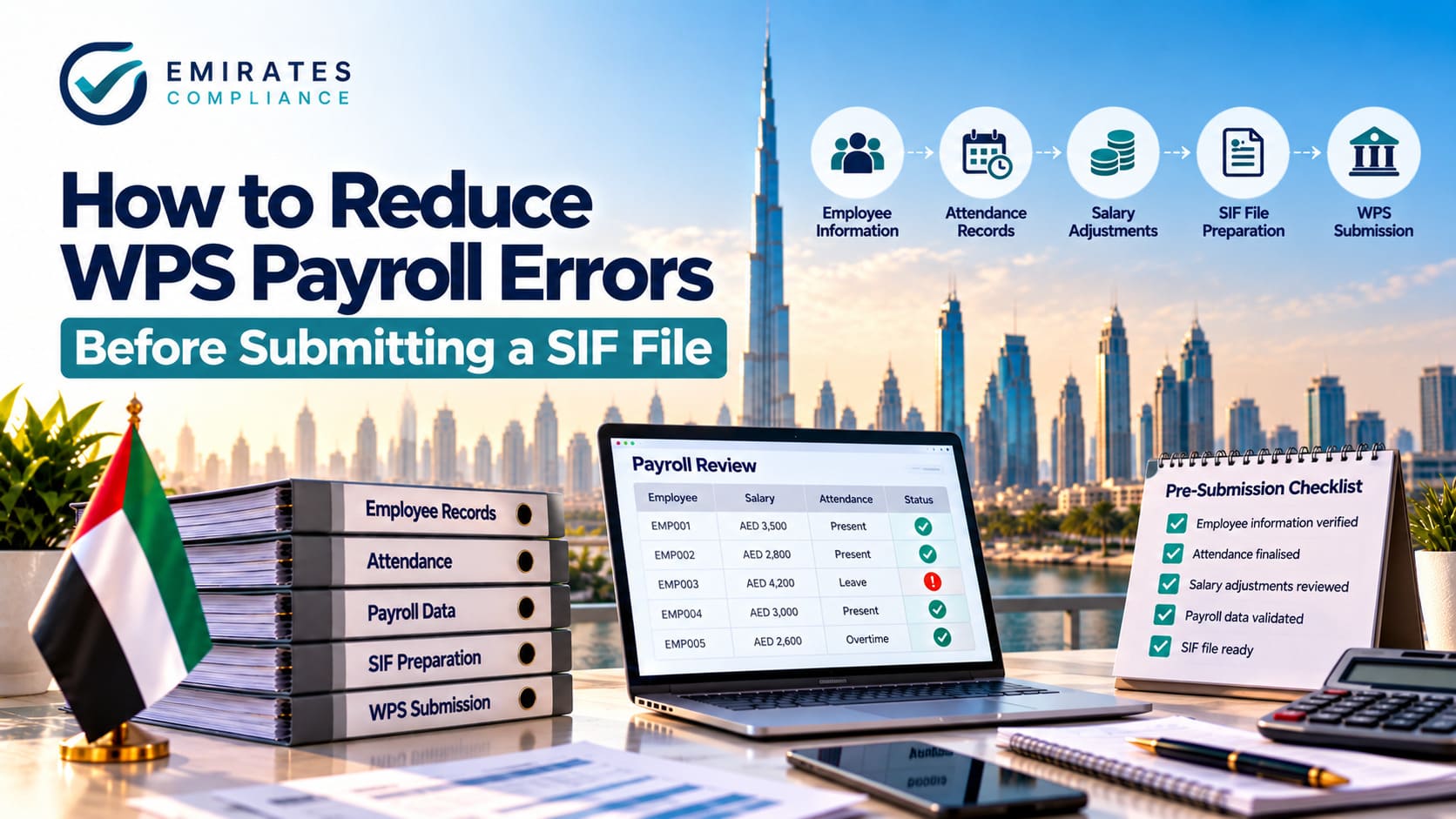 How to Reduce WPS Payroll Errors Before Submitting a SIF File